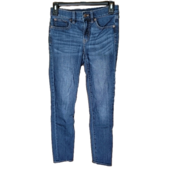 J. Crew Stretch Skinny Jeans – Blue Mid-Rise Denim, Size 25 | Winter Wardrobe - Picture 1 of 4